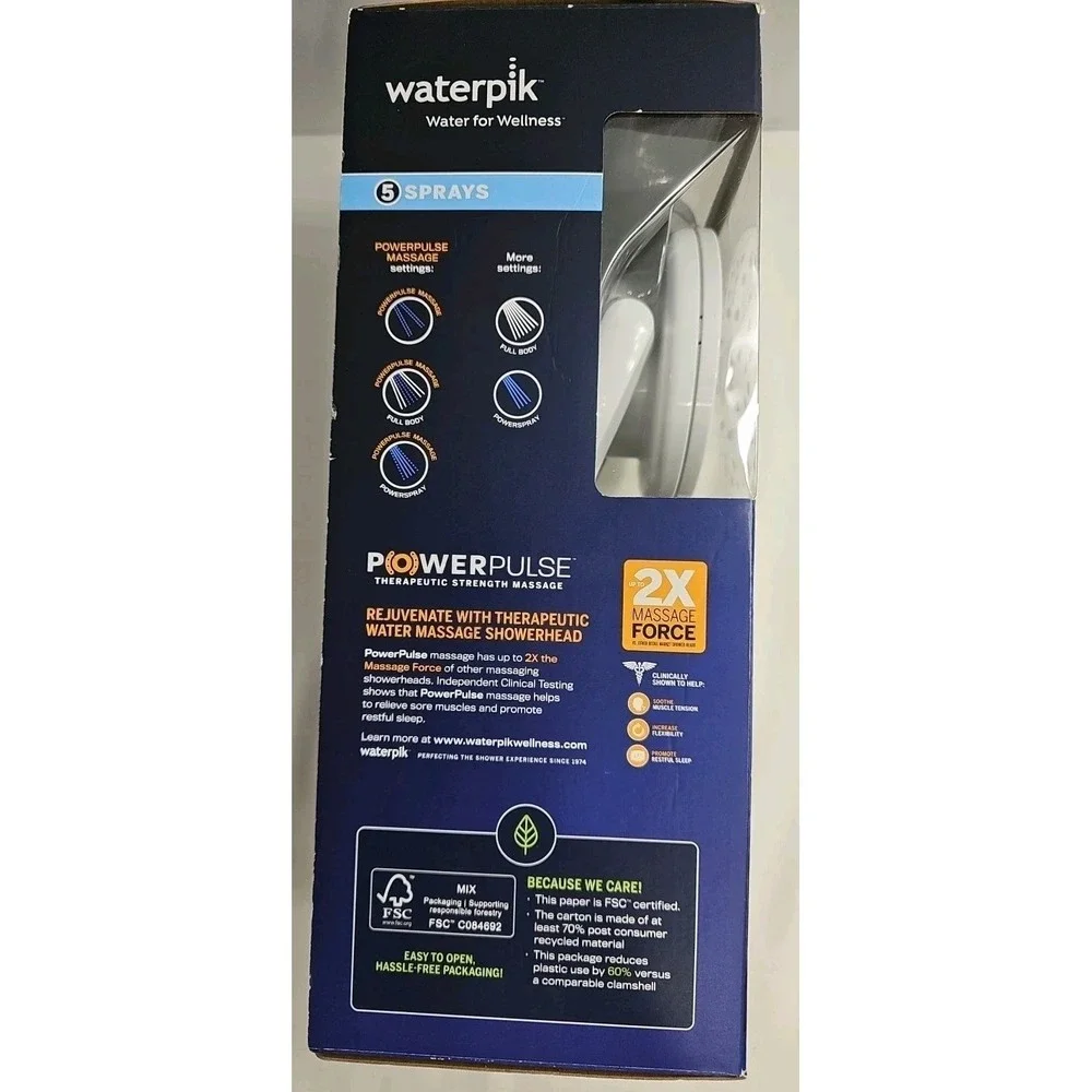 Waterpik QBS-561MEB PowerPulse Massage ShowerCare